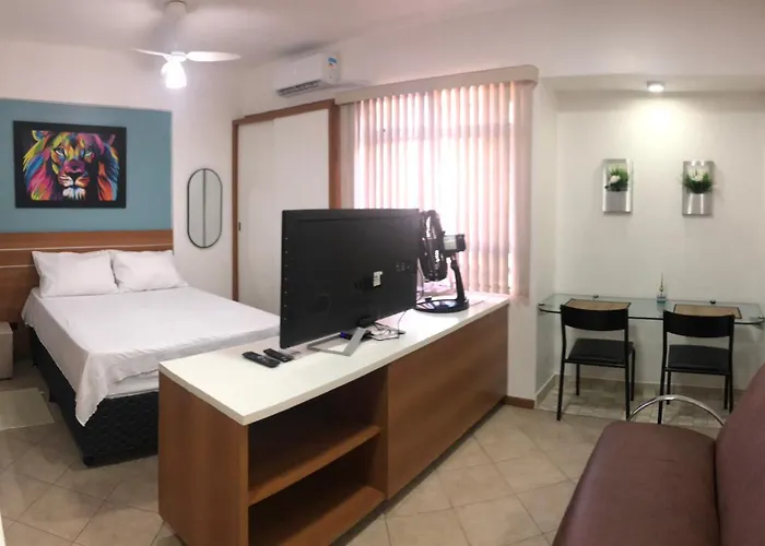 Flat Luxo 5* Centro: Seu Sonho Esta Aqui!